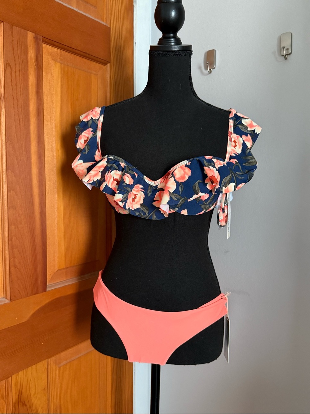 Tori Praver Tropical Print Bikini Set